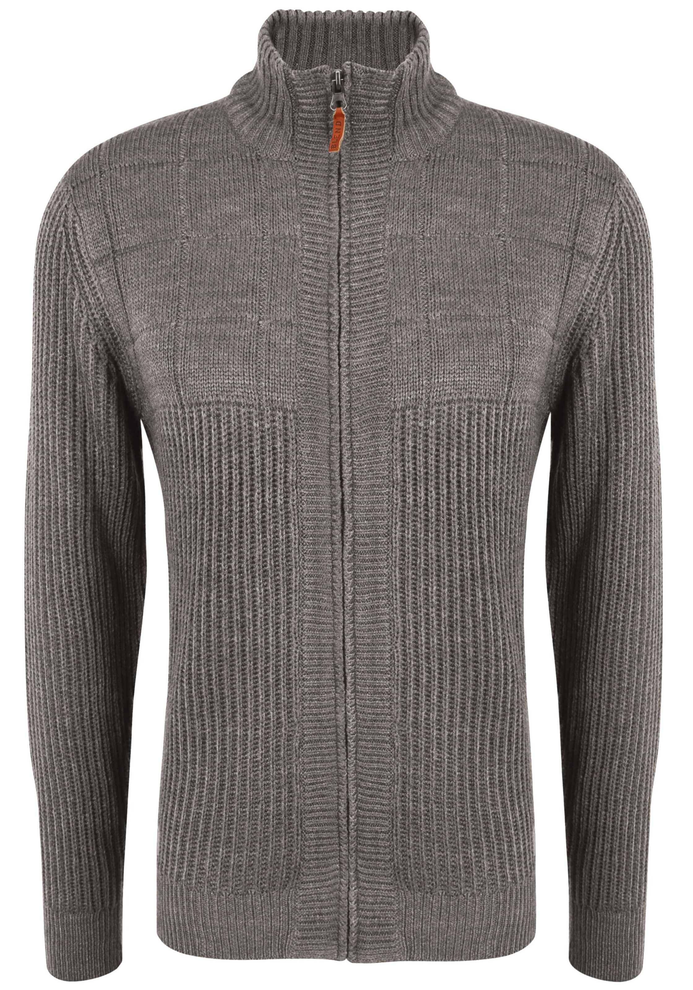 BLEND - Cárdigan 'Oteros' en gris: frente