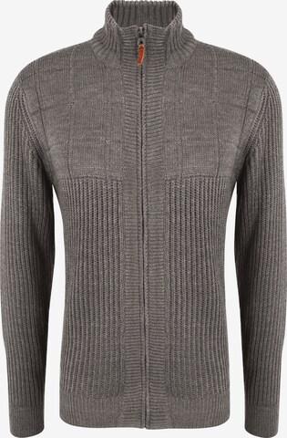 BLEND Knit Cardigan 'Oteros' in Grey: front