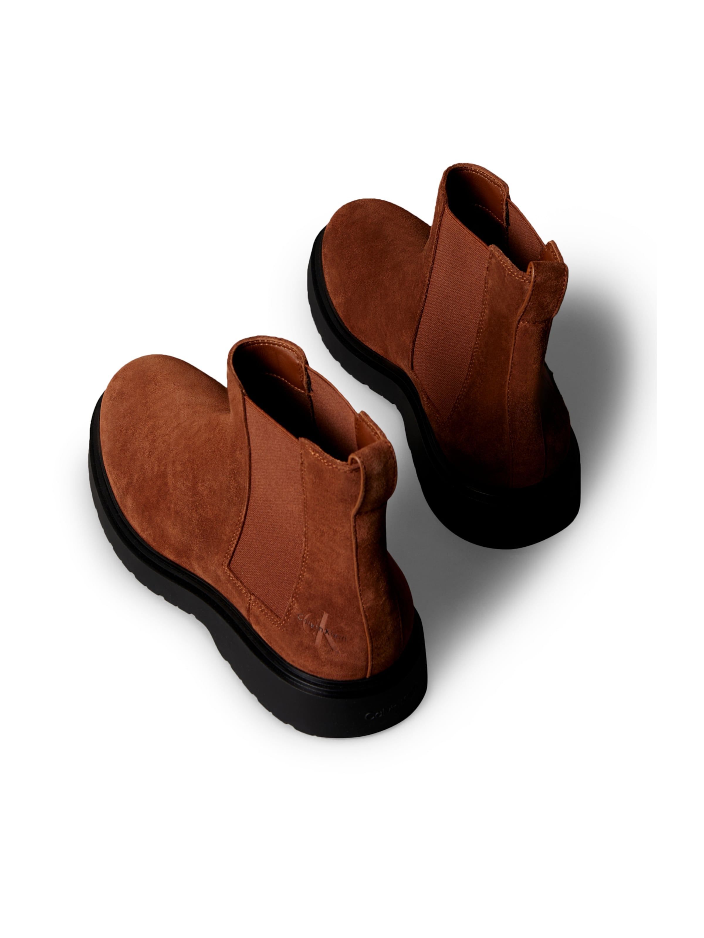 Calvin Klein Ботинки челси 'ESS' в Коричневый