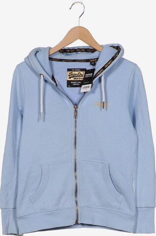 Superdry Sweater & Cardigan in L in Blue: front