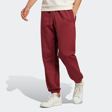 ADIDAS ORIGINALS Tapered Broek 'Adicolor Contempo' in Rood: voorkant