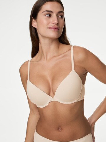 Marks & Spencer T-shirt BH in Beige: voorkant