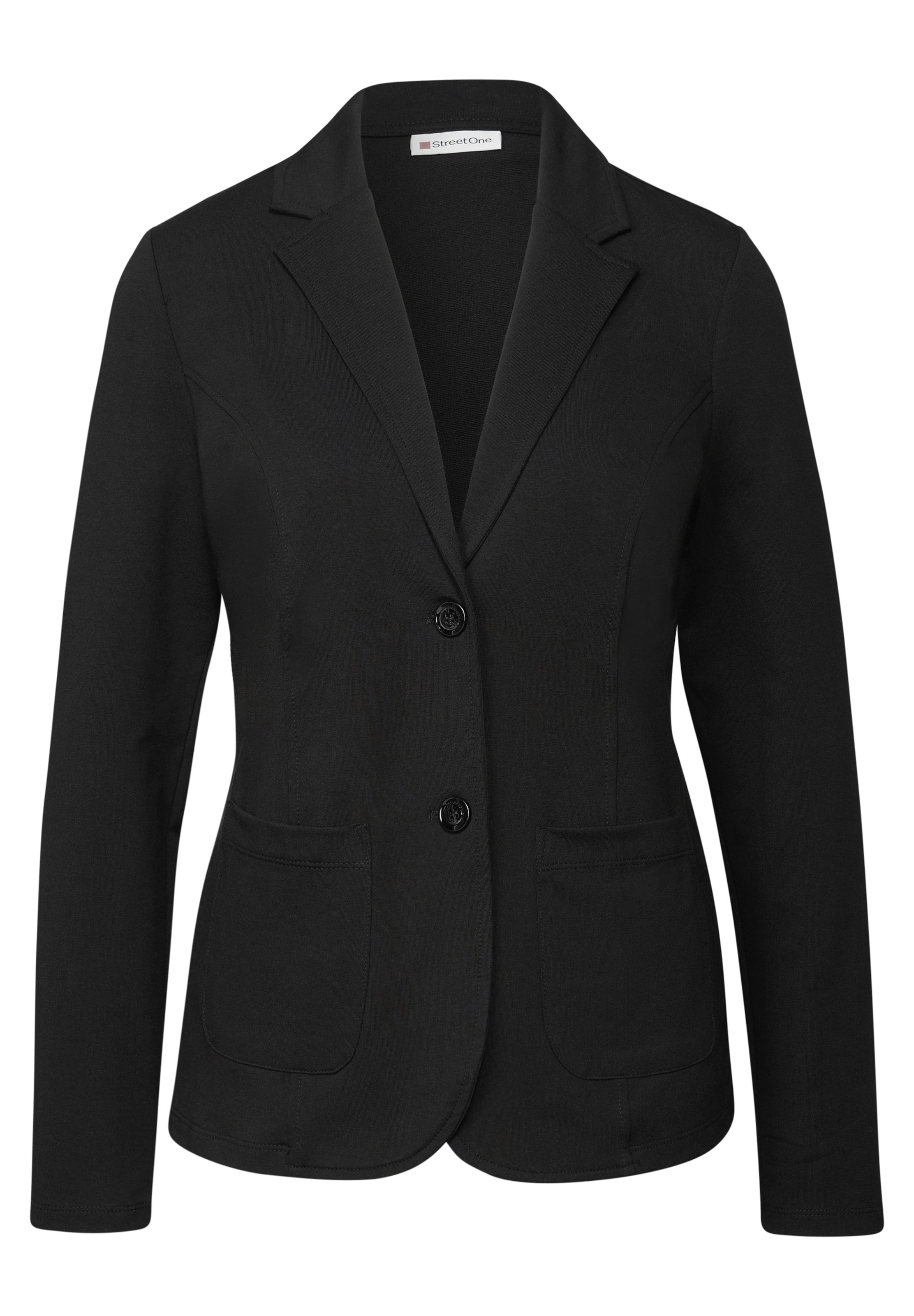 STREET ONE Blazer in Black: front
