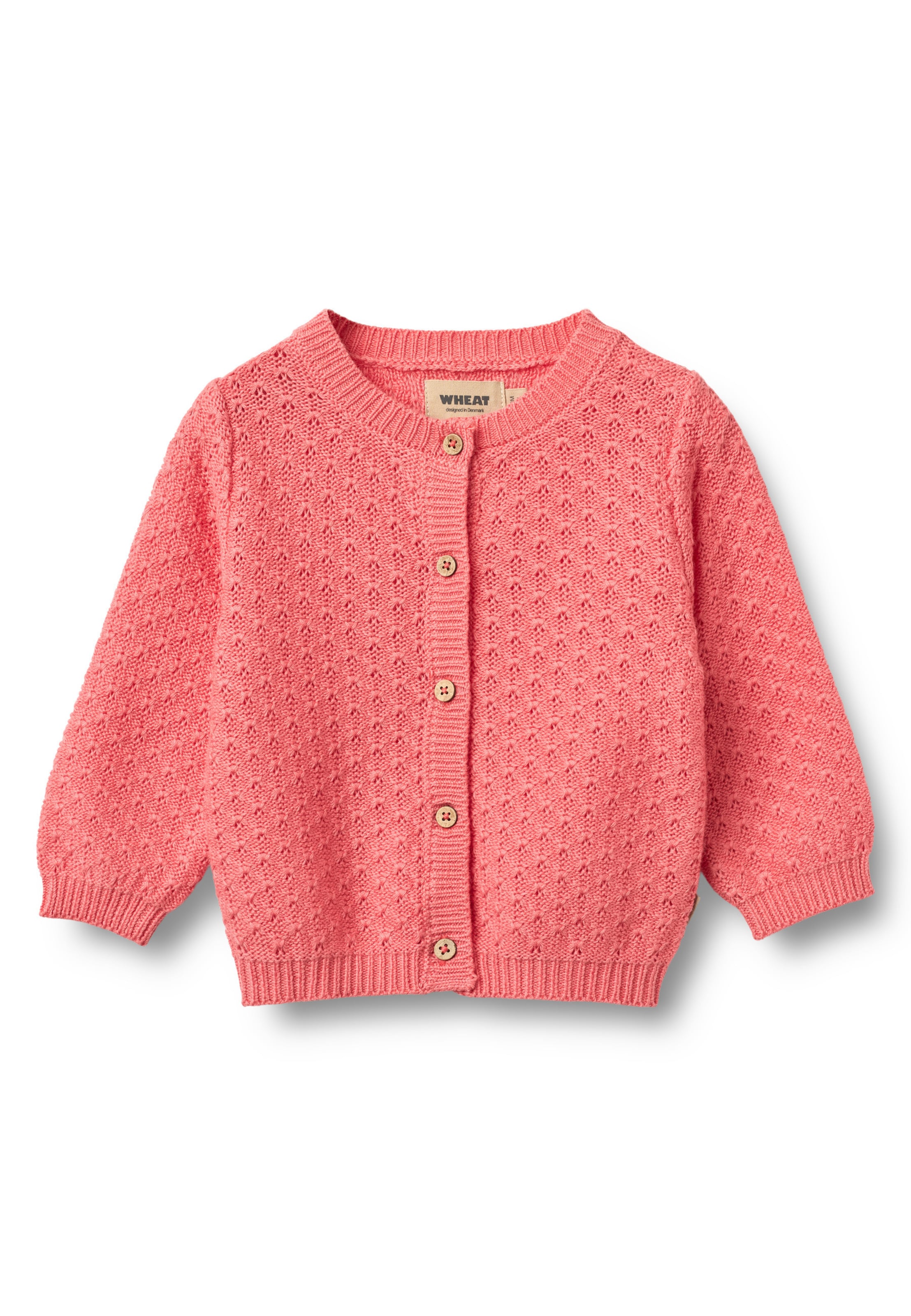 Cardigan 'Magnella' WHEAT en orange : devant