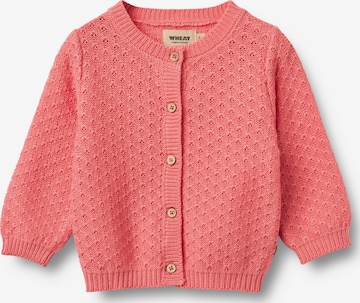 Cardigan 'Magnella' WHEAT en orange : devant