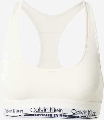 Calvin Klein Underwear Bra in White: front