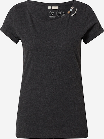 Ragwear T-Shirt 'FLORAH' in Grau: predná strana