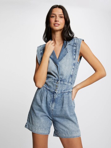 Morgan Jumpsuit in Blauw: voorkant