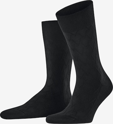 FALKE Sockor 'Classic Tale' i svart: framsida