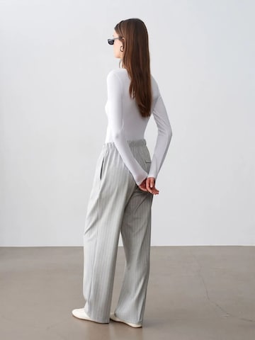 Dilvin Wide Leg Hose in Grau