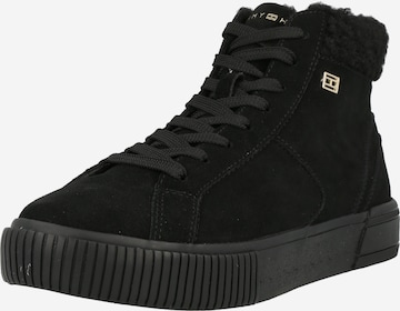 TOMMY HILFIGER High-top trainers 'Vulc' in Black: front