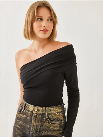 T-shirt Bianco Lucci en noir