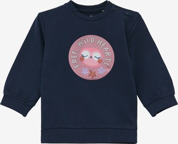 s.Oliver Sweatshirt in Blauw: voorkant