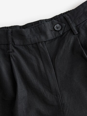 Next Regular Pleat-front trousers in Black