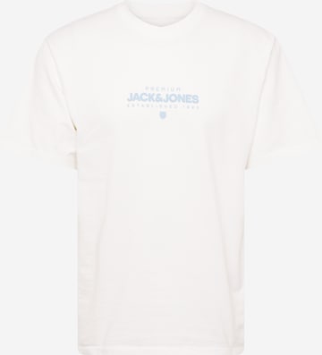 T-Shirt 'HUXI' JACK & JONES en blanc : devant