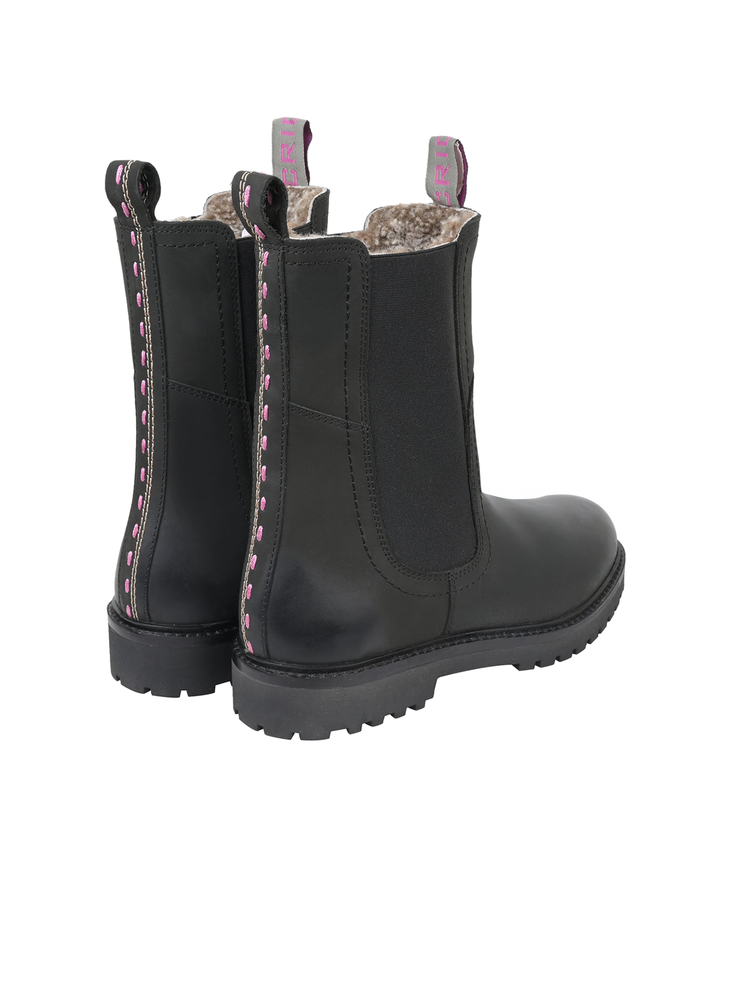 Crickit Chelsea boots ' SALTO ' in Zwart