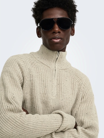 Only & Sons - Jersey 'ONSLOGAN' en gris