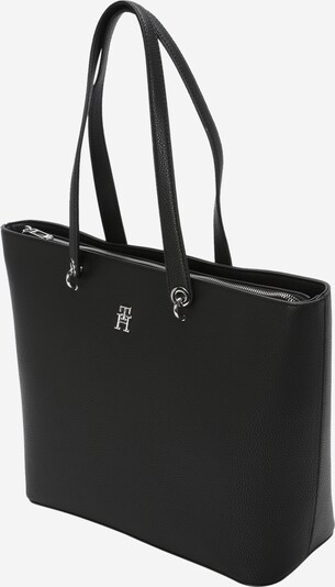 TOMMY HILFIGER Shopper in Black / Silver, Item view