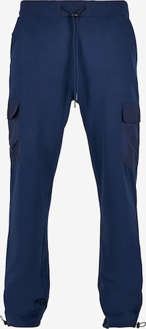 Pantalon cargo 'Commuter' Urban Classics en bleu : devant