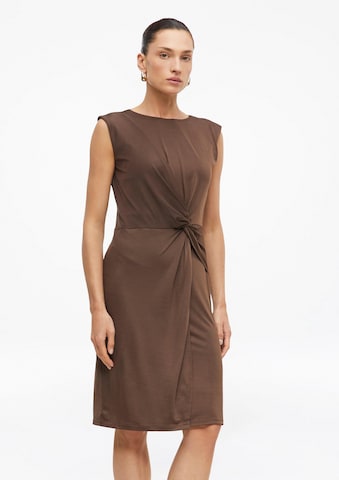 s.Oliver BLACK LABEL Jurk in Bruin: voorkant