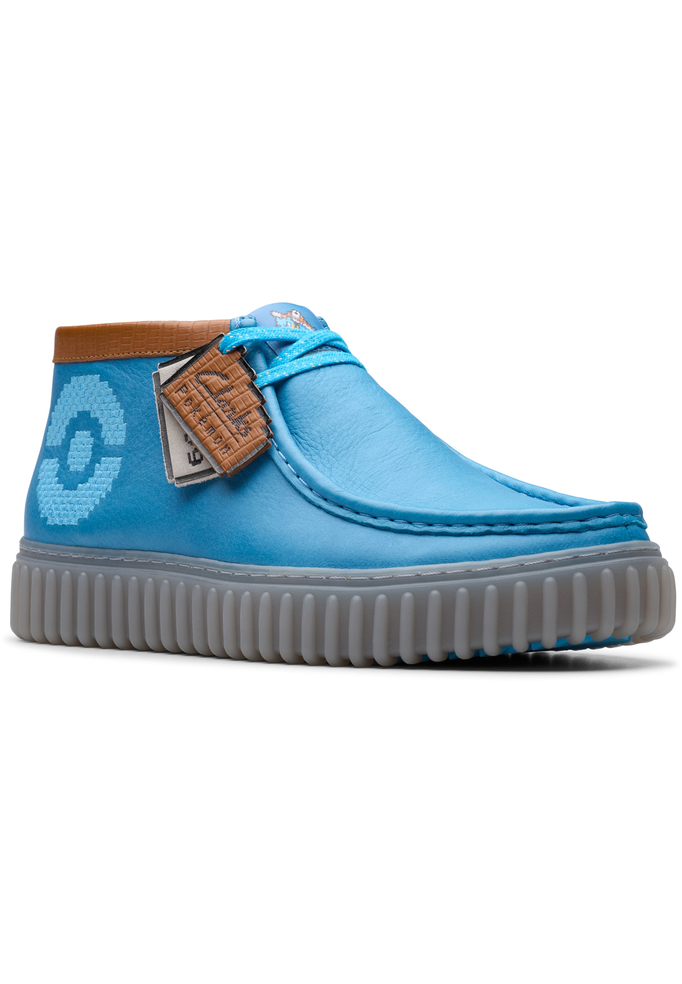 CLARKS Schnürschuhe 'Torhill Explore' in Blau