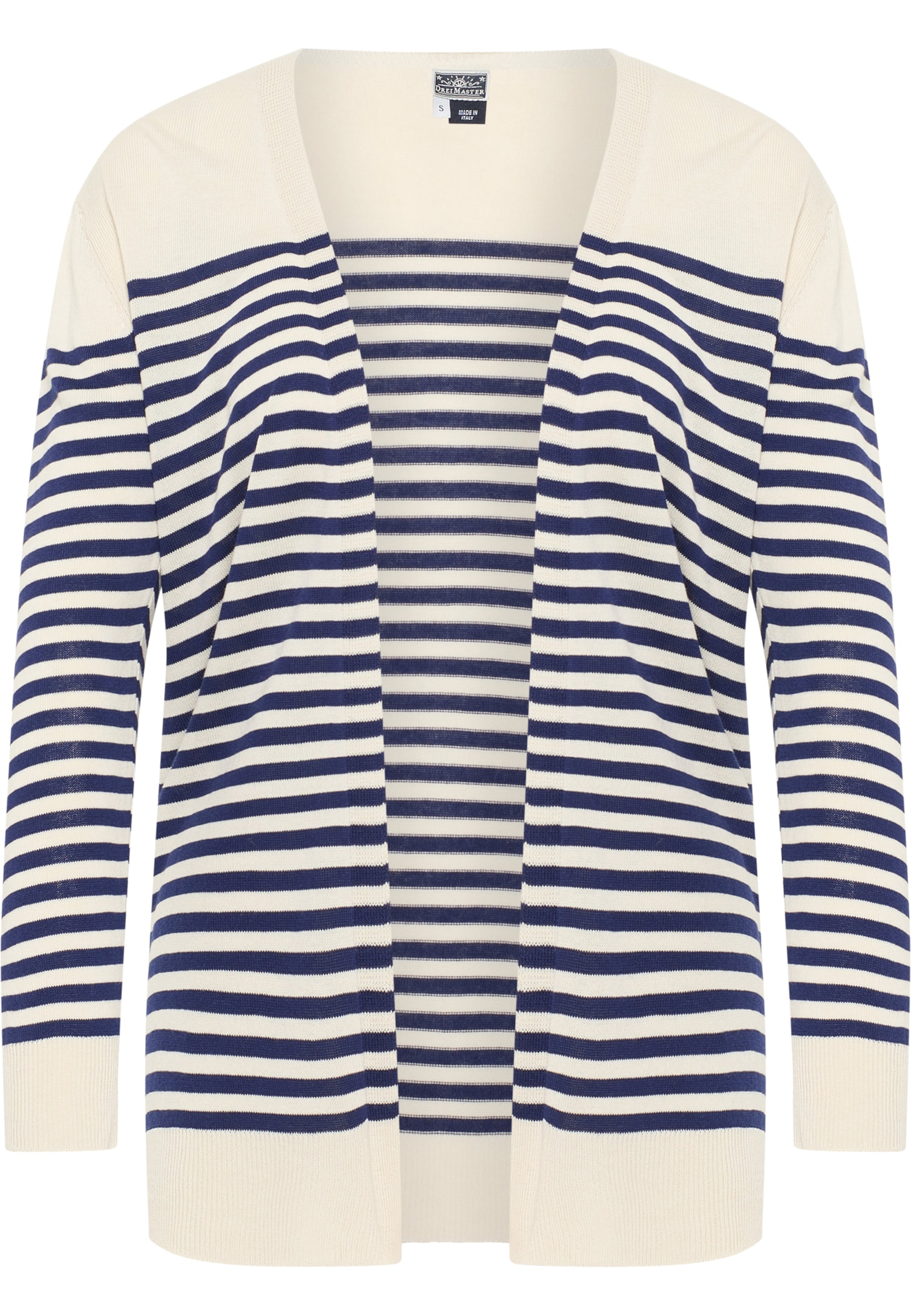 DreiMaster Maritim Neuletakki värissä sininen: etupuoli