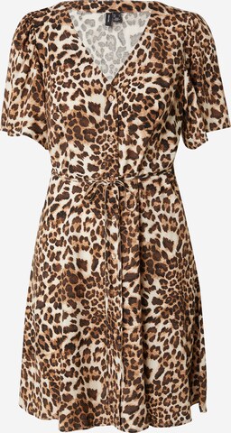 VERO MODA Shirt Dress 'ALBA' in Brown: front