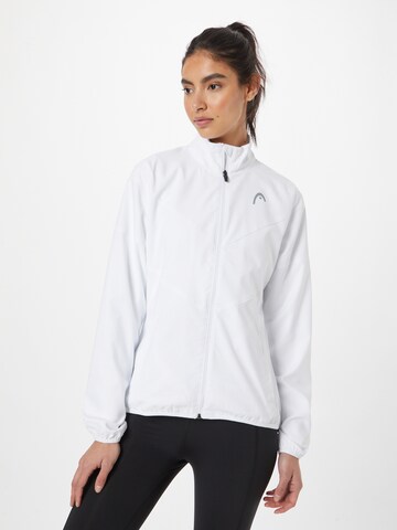 Veste de sport 'CLUB 22' HEAD en blanc : devant