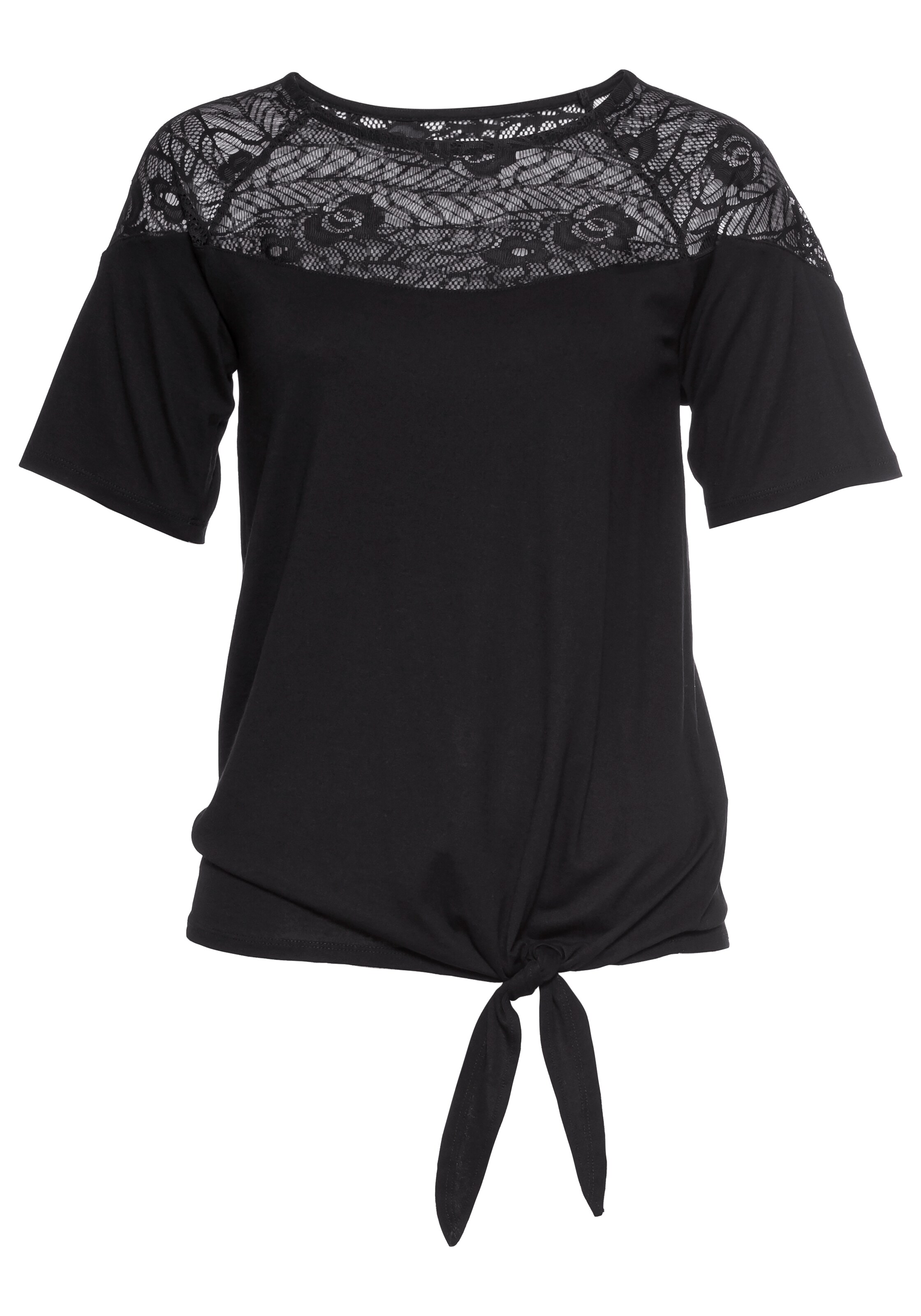 LAURA SCOTT Shirt in Schwarz: Vorderseite