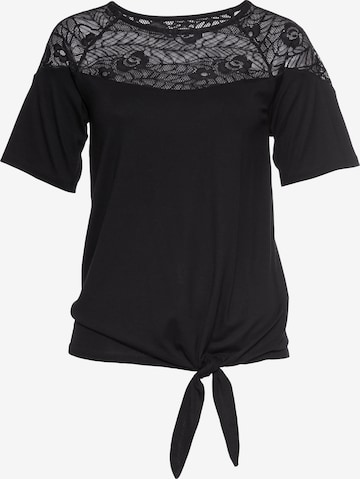 LAURA SCOTT Shirt in Black: front