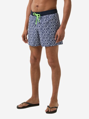 Bogner Fire + Ice Badeshorts 'Nelso' in Blau: Vorderseite