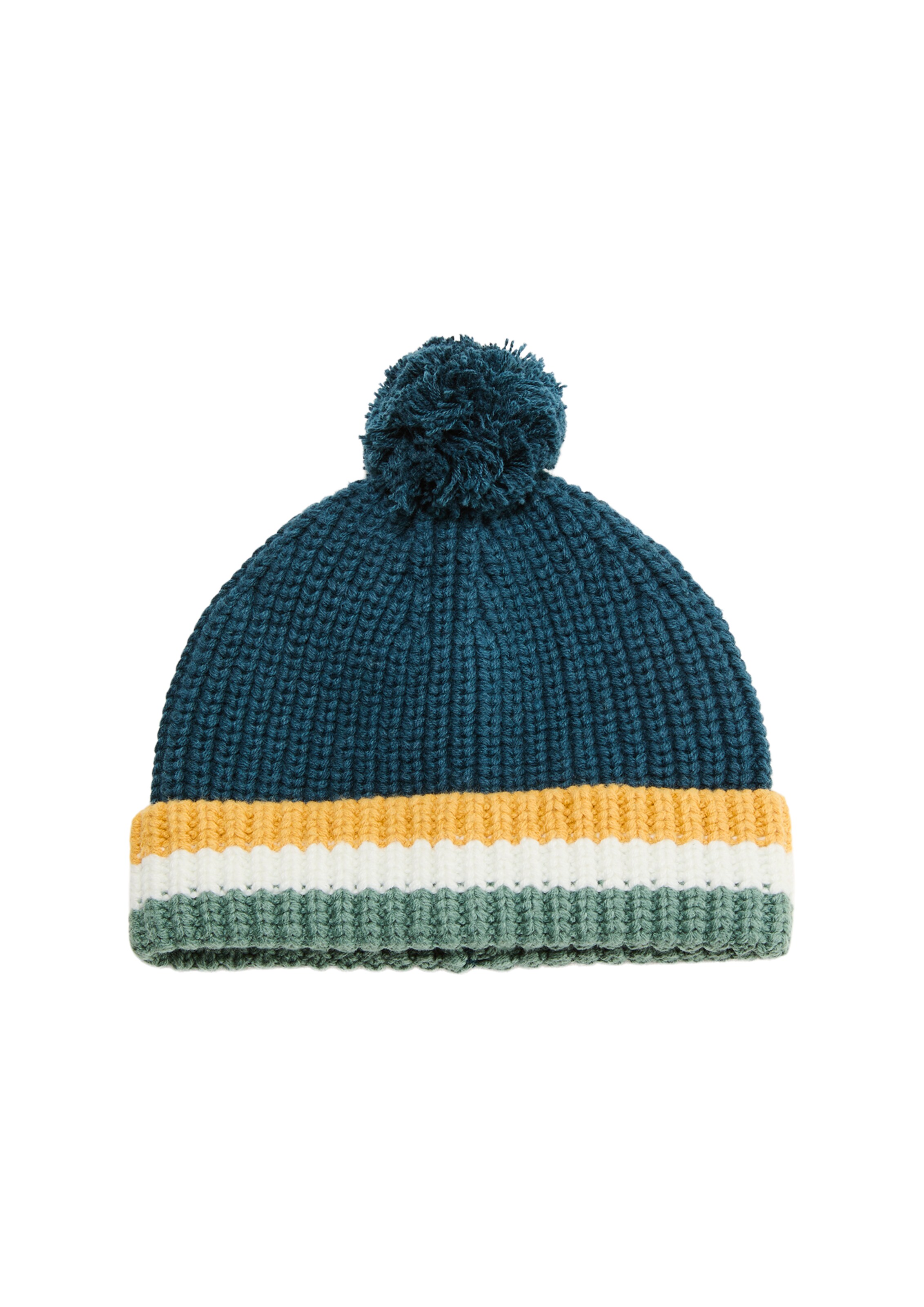 s.Oliver Beanie in Blue: front