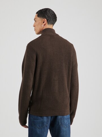 JACK & JONES Pulóver 'JJKAITO' - barna