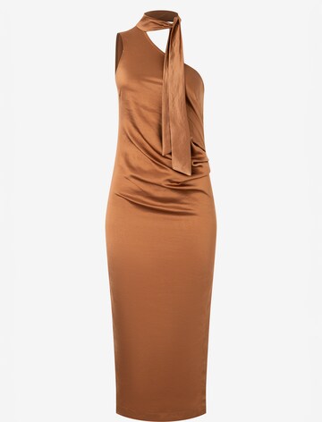 Ana Alcazar Evening Dress 'Pahemi' in Brown: front