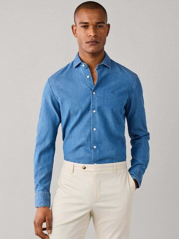 Comfort fit Camicia di Hackett London in blu: frontale