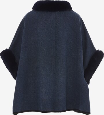 FRAULLY Cape in Blauw