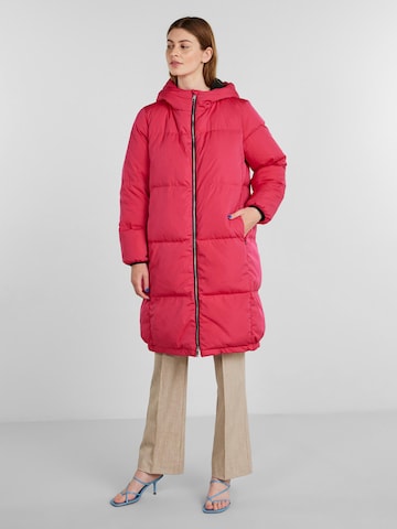 Y.A.S Winter Coat 'Milly' in Pink: front