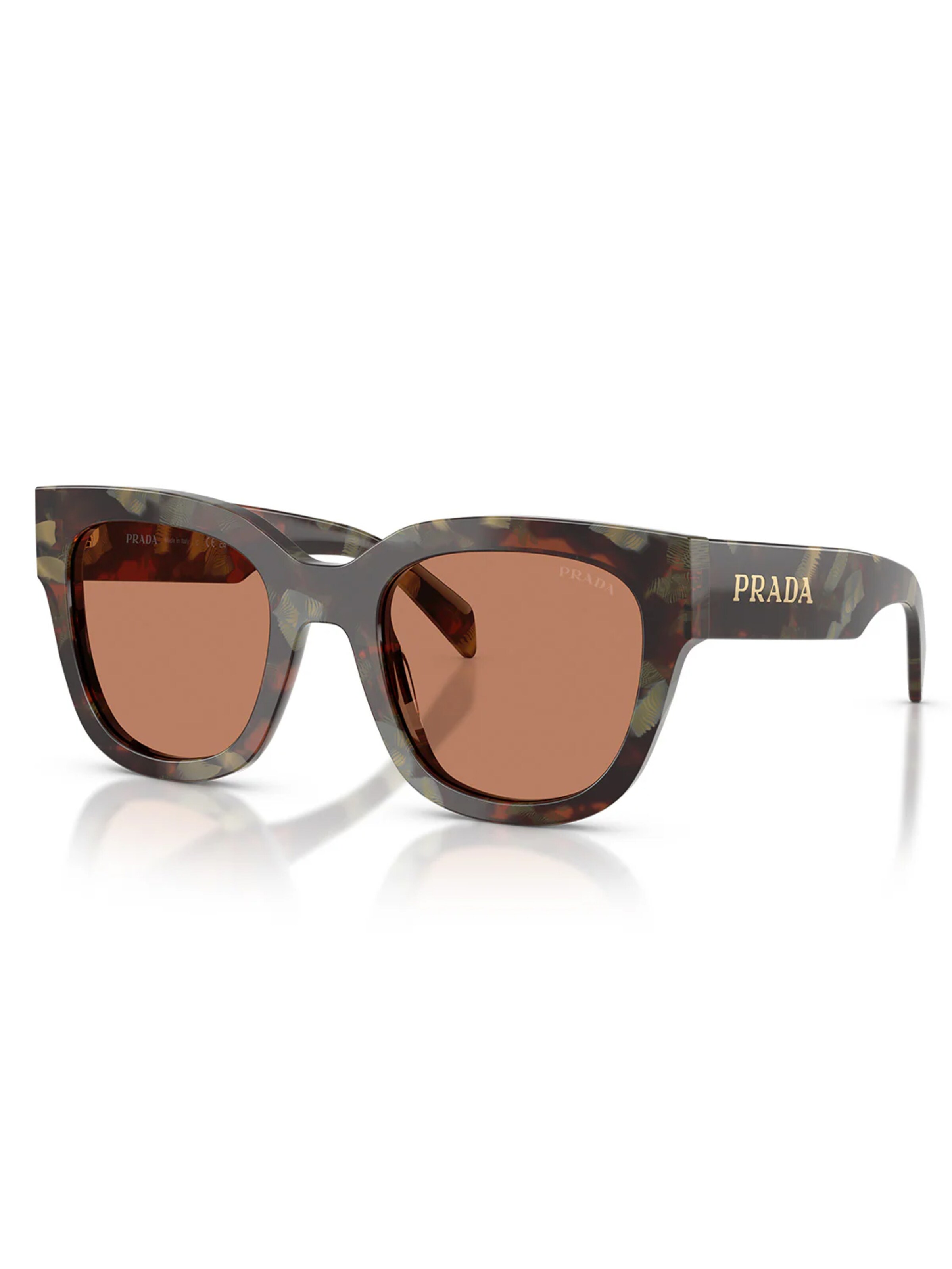 PRADA Zonnebril 'PRC04S 22F90Q' in Bruin