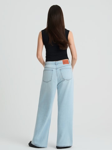 NoWear Wide leg Jeans in Blue