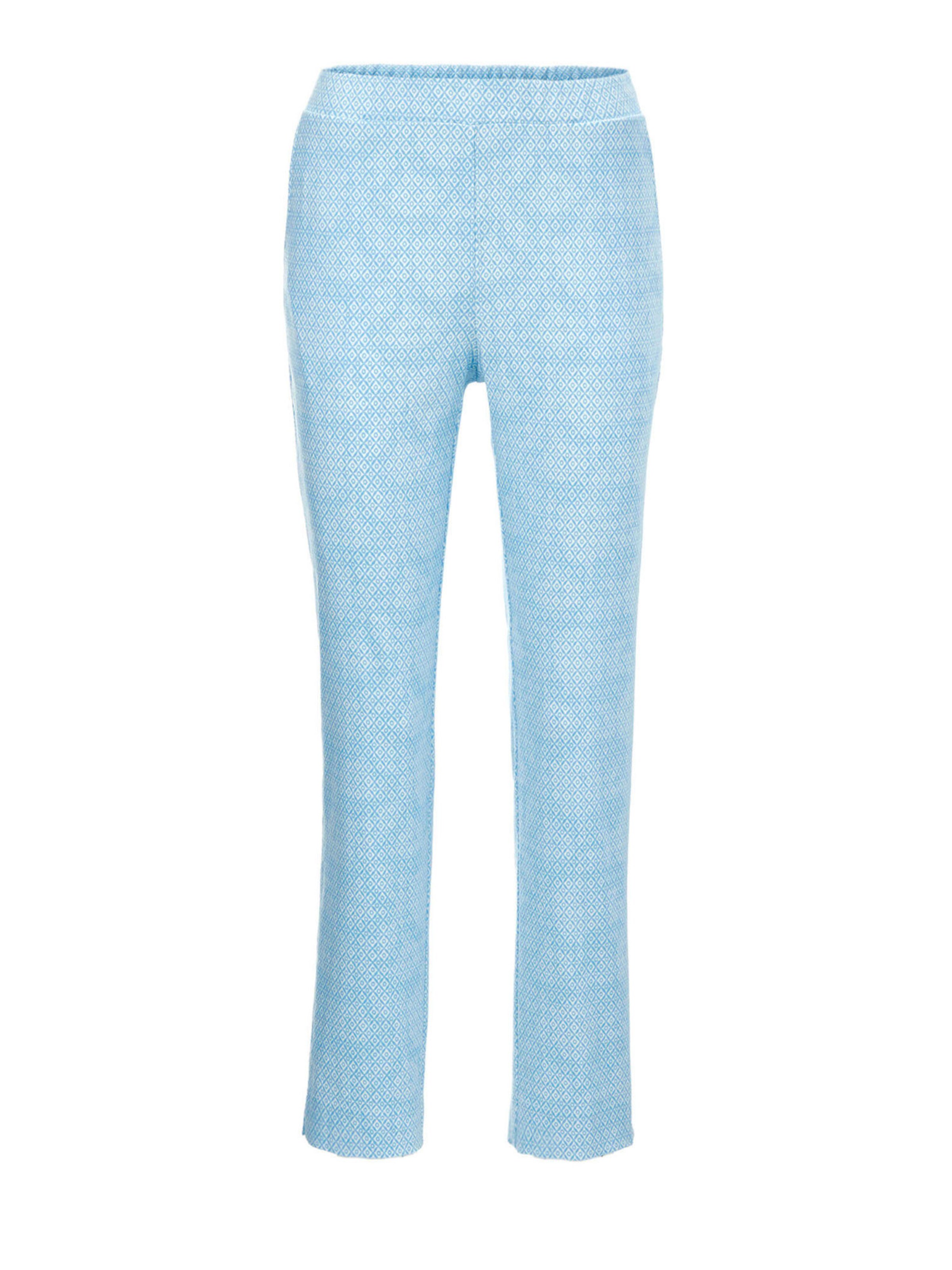 Goldner Regular Broek 'Martha' in Blauw: voorkant