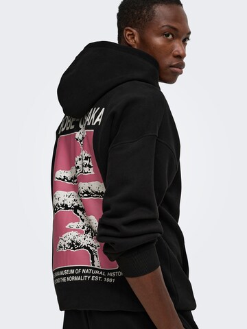 Sweat-shirt 'ONSastoria' Only & Sons en noir