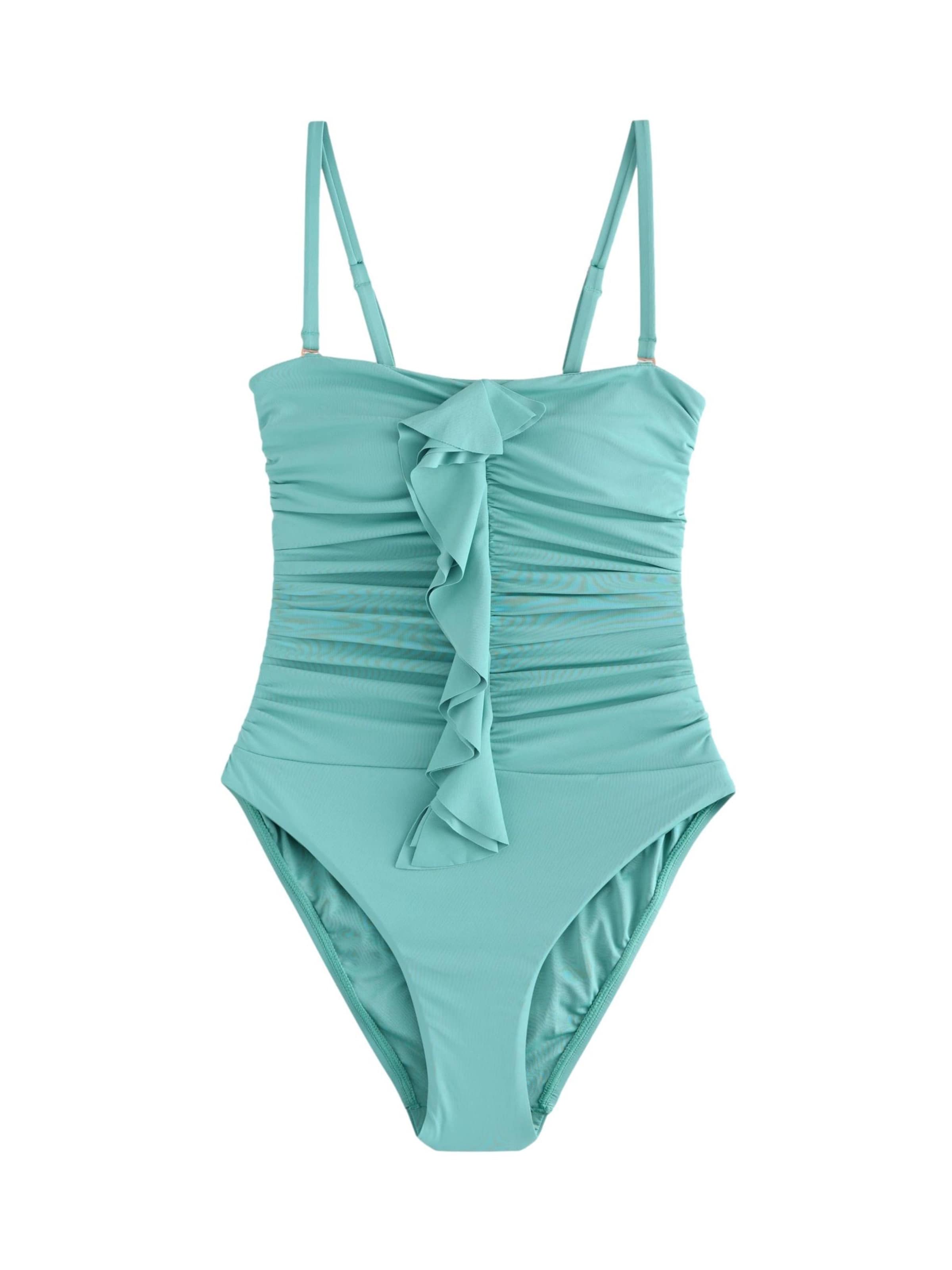 Bandeau Maillot de bain Next en bleu : devant