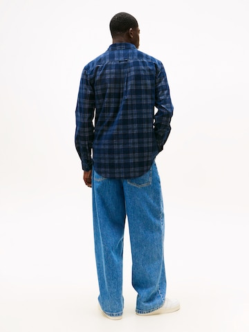 Tommy Jeans Comfort Fit Hemd in Blau