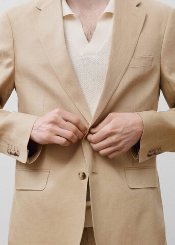MANGO MAN Regular Fit Sakko 'Amalfi' in Beige