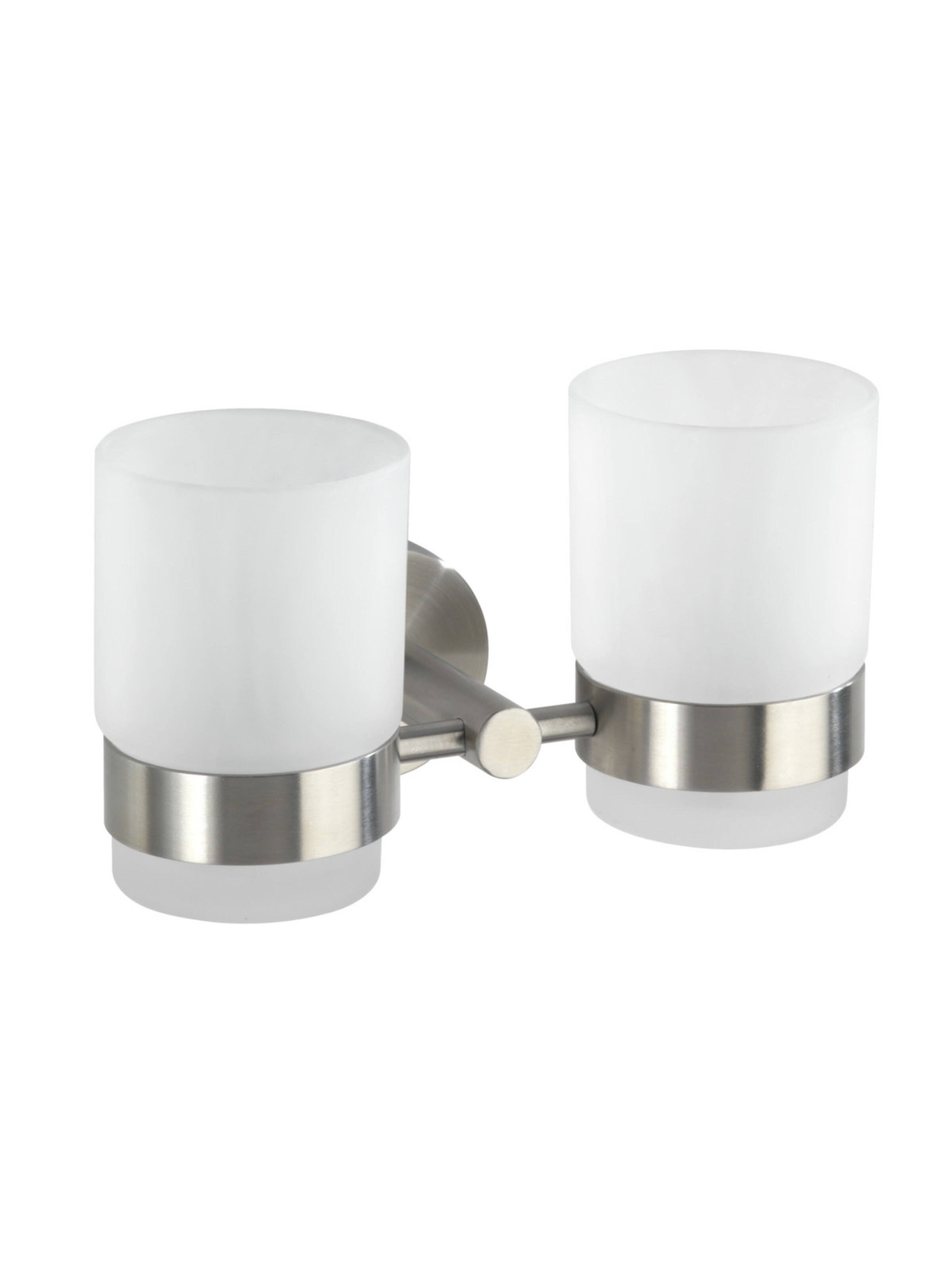 Wenko Bathroom Set 'Bosio' in Silver: front