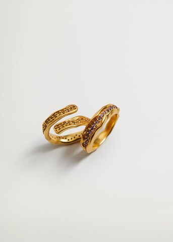 MANGO Ring 'Nureyen' in Gold