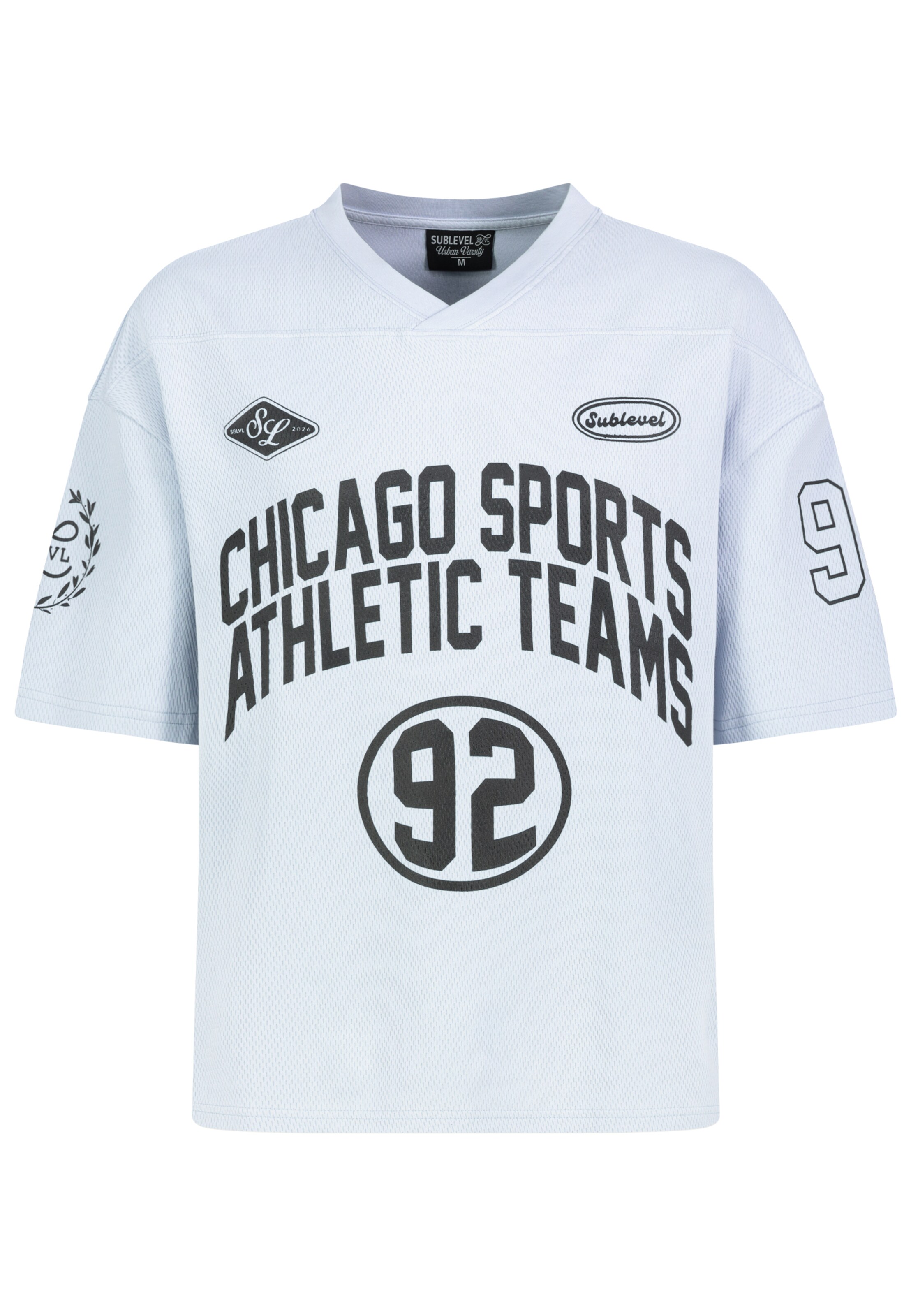 Sublevel T-Shirt in Blau: Vorderseite