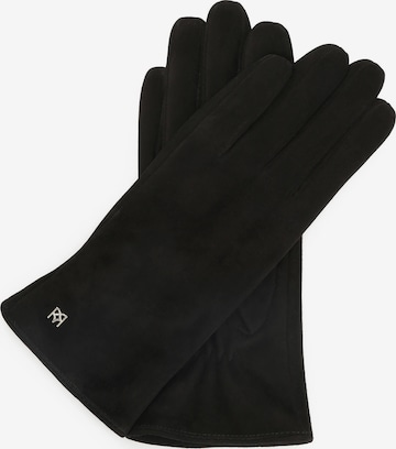 Kazar Handschuhe in Schwarz: Vorderseite