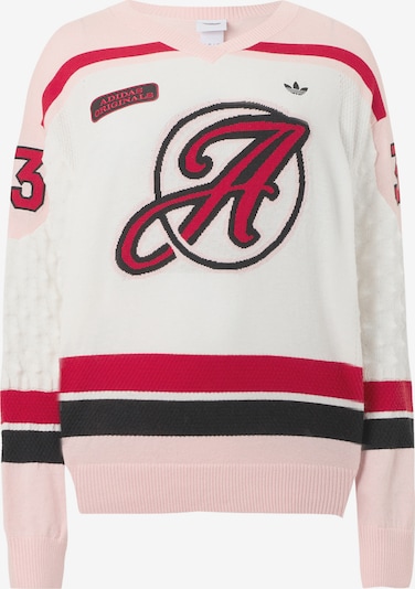 Megztinis iš ADIDAS ORIGINALS, spalva – raudona / juoda / balta, Prekių apžvalga