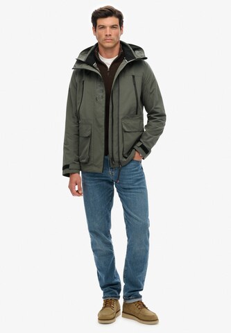 Veste mi-saison Superdry en vert